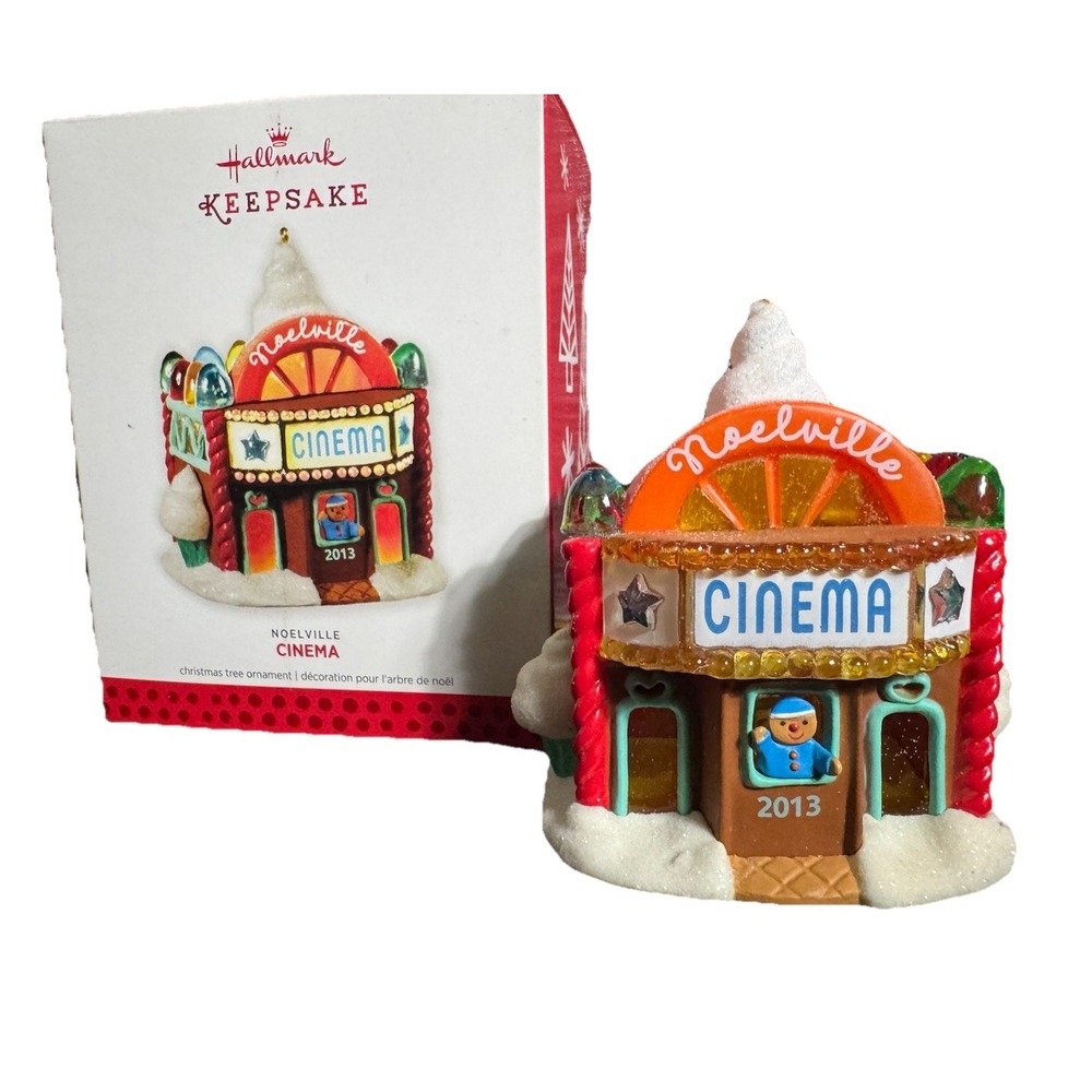 Hallmark Ornament  2013 Cinema Movie Theater  Noelville #8 in the Series Magic